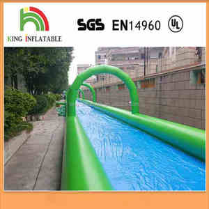 Tobogán inflable gigante para salpicaduras de la ciudad, tubo de agua para el vientre - Product Image 5
