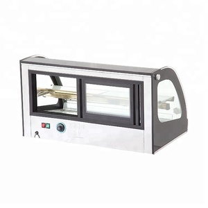 <span class=keywords><strong>Vitrina</strong></span> Exhibidora <span class=keywords><strong>de</strong></span> Pasteles Mini con 2 Puertas <span class=keywords><strong>de</strong></span> Vidrio para Panadería al por Mayor - Product Image 2
