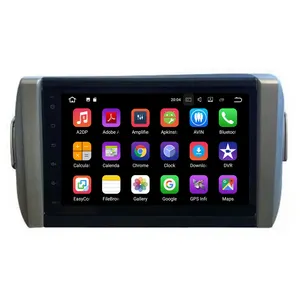 Système audio, autoradio, sous android, avec navigation gps, radio, pour toyota innova 2015 — 2018