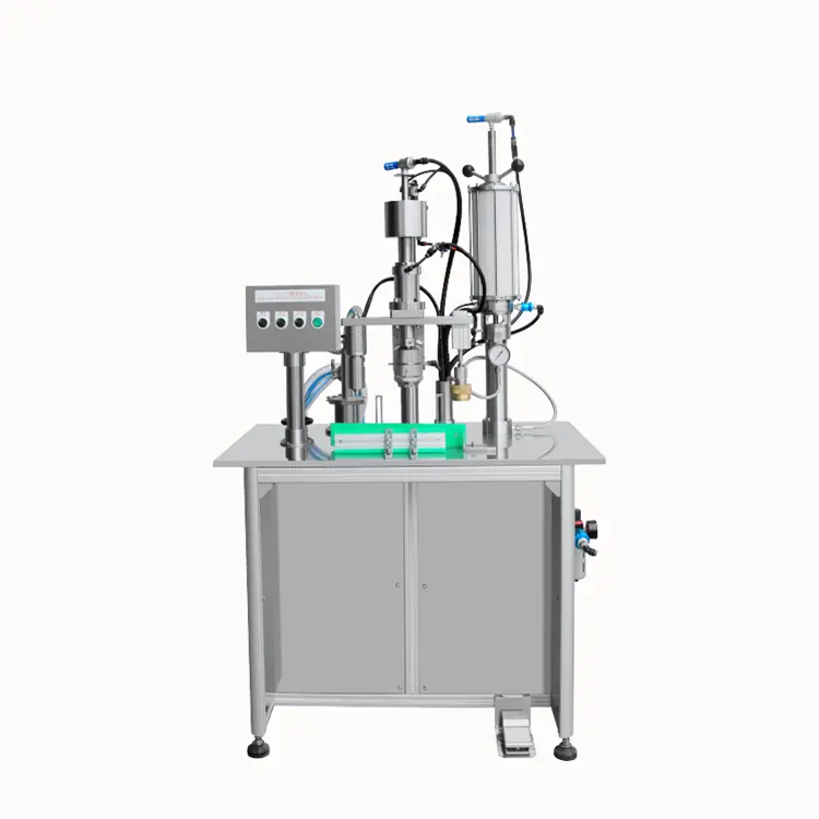 एयरोसोल स्प्रे सनस्क्रीन 1 में 3 सील मशीन भरने कर सकते हैं हवा भराव उपकरण