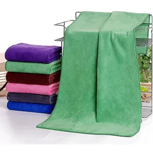 Different Types Customize Color High Quliality Microfiber Long Short Pile Floor Cleaning Towel