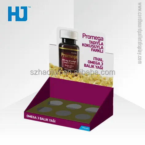 Vitamine Teller Display Stand, Vitamine PDQ Aanrechtblad Display, Winkel Teller Display Box