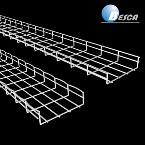 Bandeja de Cables de Malla Metálica Eléctrica Estándar de la Marca <span class=keywords><strong>Besca</strong></span>, Material de Acero de Bajo Precio, Fabricada por <span class=keywords><strong>Besca</strong></span> - Product Image 3