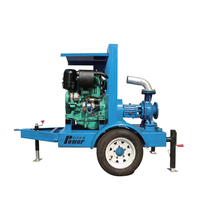 Tête de pompe à eau pour moteur diesel : Débit de 50 m : Débit de 100 m³/h Moteur diesel 4 cylindres. Diamètre d'entrée de la pompe : 125 mm Diamètre de sortie de la pompe : 100 mm