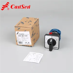 25a Switch Cansen LW26-25 1-0-2 1p CE Certificate Universal 2p 25a Rotary Encoder Switch