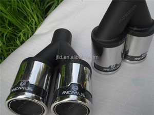 Universal acero inoxidable de escape silenciador sugerencia para Remus - Product Image 2