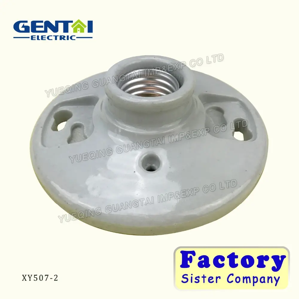 250V E27 Lamp Holder / E27 porcelain Lamp Socket / E27 ceramic Lamp base