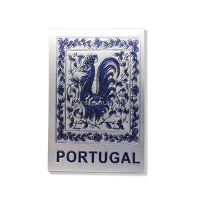 Imán de Refrigerador 3D de Metal con Diseño de Gallo, Recuerdo Personalizado de Portugal, Tamaño Mediano, Diseño Animal Tradicional, Adhesivo Esmaltado para Refrigerador - Product Image 6