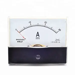 DC 0-30A Analog DC Ammeter 30A/75mV Ammeter Mechanical Header Panel Meter Tester Amperemeter