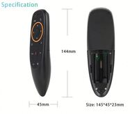 Télécommande usb 2.4 ghz, avec fonction vocale G10, 24g, sans fil, pour air mouse, à bas prix, haute qualité