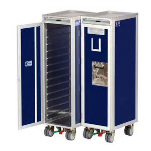 4 Wheels Atlas Airline Trolleys Aircraft Meal Cart