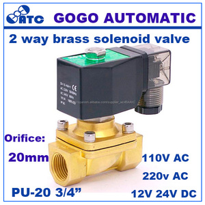 GOGO 2 Way <span class=keywords><strong>electrovalvula</strong></span> <span class=keywords><strong>12v</strong></span> puerto 3/4" Presión arranque cero - Product Image 1