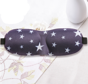 Mascarilla de espuma viscoelástica 3D con correa elástica y tapones para los oídos para viajes en avión y descanso - Product Image 6