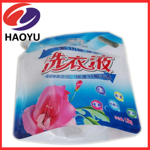 Bolsa de embalaje con el canalón esquina champú líquido de lavado detergente laudary embalaje - Product Image 3