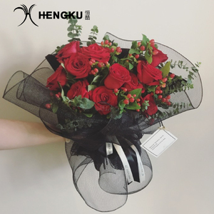 Chất Lượng Cao Deco Poly Lưới Hoa Gói Lưới Vải Trang Trí Poly Hoa Lưới - Product Image 5