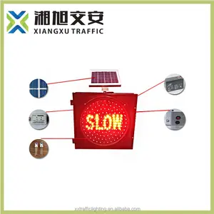 Lowest factory price safety road hazard traffic light/solar road warning light
