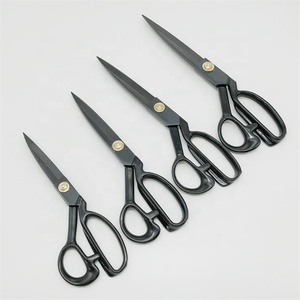 <span class=keywords><strong>Ciseaux</strong></span> de coupe avec lame noire, 5 pièces, de 9 à 12 pouces, matériel de bricolage - Product Image 5