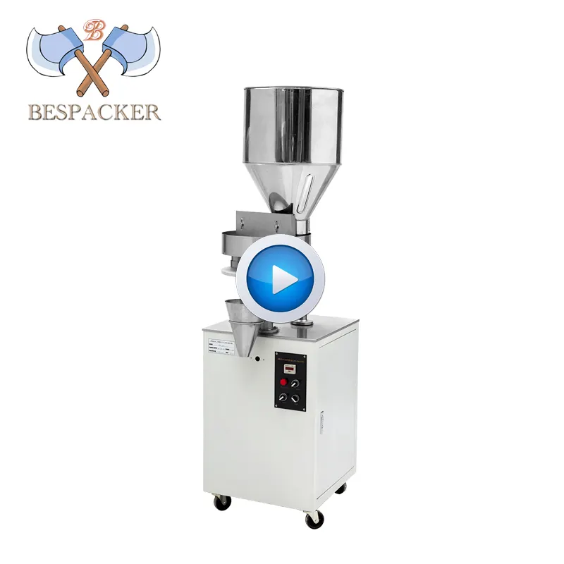 Bespacker KFG-250semi automatic granuel filling machine electronic weighing packaging machine