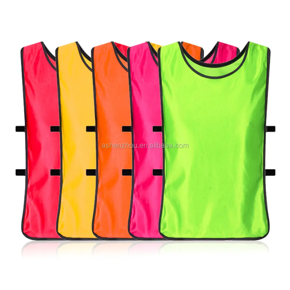 Best quality wholesale scrimmage vests reversible football training bibs soccer jersey vest