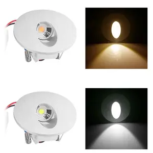 Luminária embutida externa de escada, 12v 220v 1w 3w ip65, para áreas externas, quadrada, luzes subterrâneas