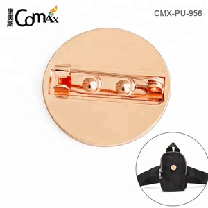 <span class=keywords><strong>Cerchio</strong></span> oro rosa targhetta nome in <span class=keywords><strong>metallo</strong></span> con spilla da balia per borse vestiti - Product Image 2