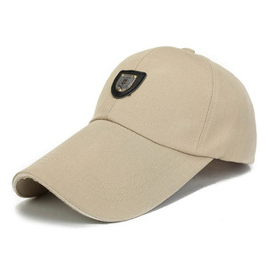 Cómodo parche De cuero de Estilo largo pico <span class=keywords><strong>camper</strong></span> sombreros hombres golf gorras de béisbol sin marca - Product Image 4