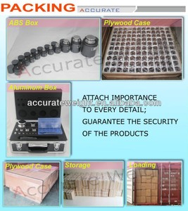 Shanghai m1 250kg masas patron, micro cellule de charge, cast iron poids d'essai - Product Image 4