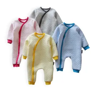 Manches longues bébé garçon barboteuses de coton bébé vêtements d'hiver de vêtements de bébé vêtements pour bébés