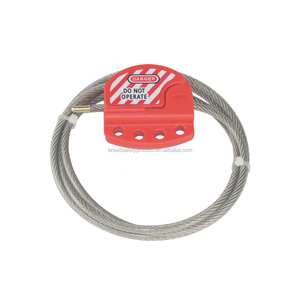 安全シリーズLOTO調整可能スチールケーブルロックアウト - Product Image 2