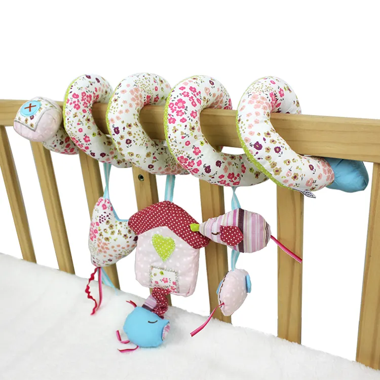 Garden Activity Spiral Plush Stuffed Animals Baby Toys