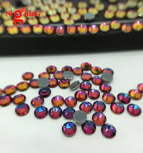 12 חתכים געש גביש חם לתקן rhinestones עבור ריינסטון שמלת אישה בלינג