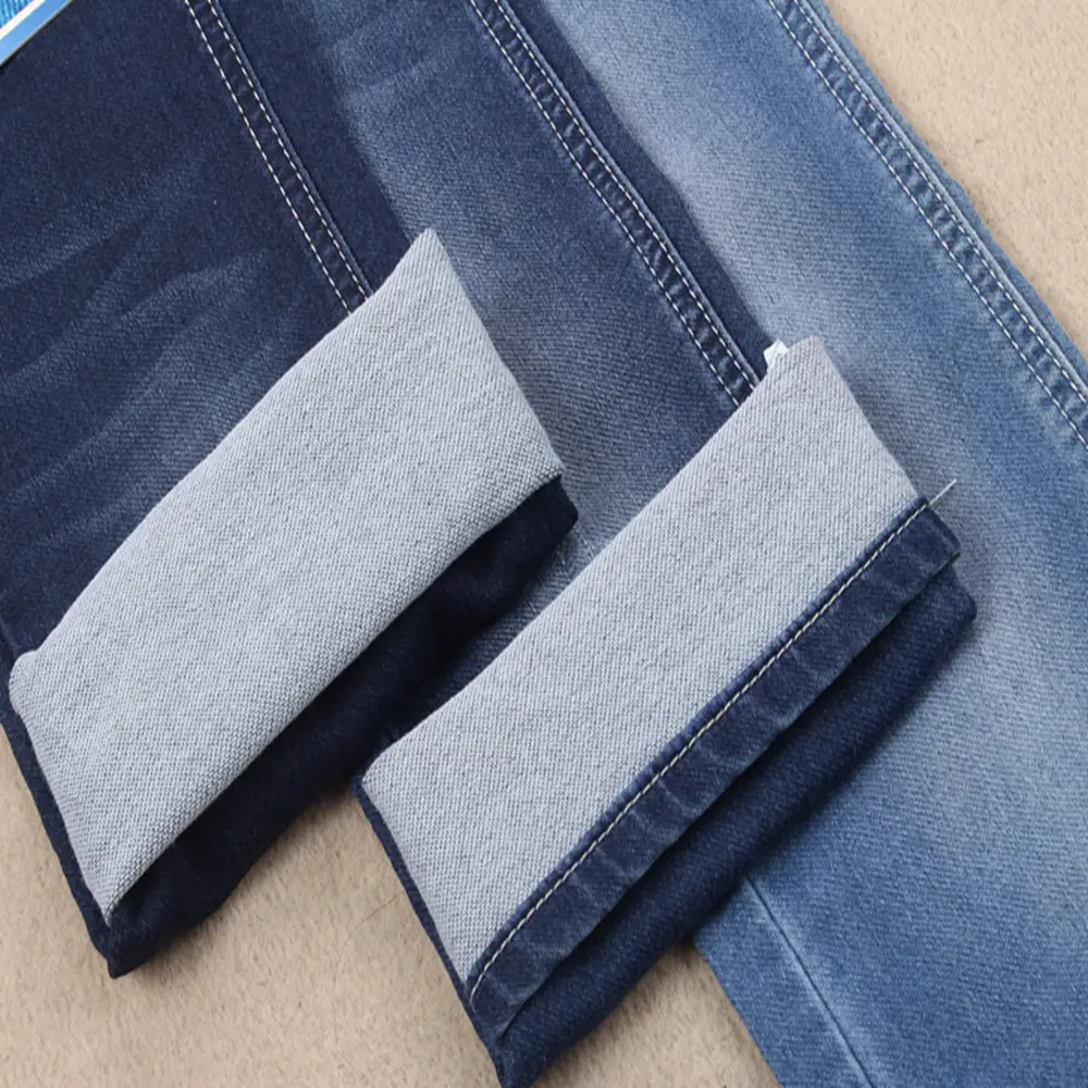 M0233A-A sofe hand feel fake knitted denim fabric