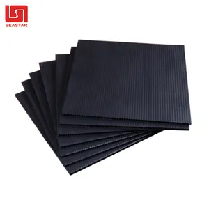 1 mm 2mm White Black Thick Corrugated Plastic Bulk Cardboard Sheets