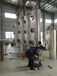 Durable Stainless Steel Wet Scrubber Spray Tower Fume Extractor For Industrial Waste Gas Disposal