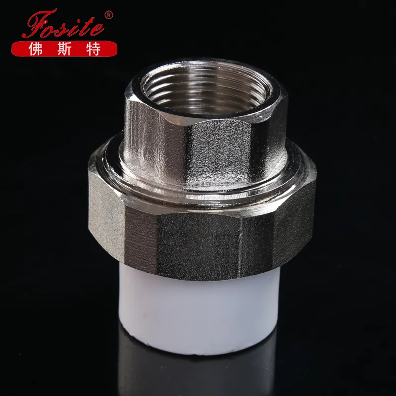Female and male thread tee  socket elbow union PPR pipe fitting