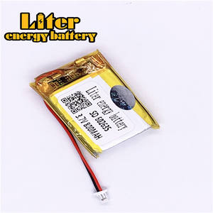 Plug 1,0-2 p 3,7 V 602635 800 mAh rechargeable LiPo battery solar Li ion polymer lithium battery with PCM - Product Image 2