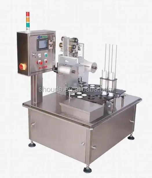 Factory supplier price Automatic mineral water yogurt jelly jam butter cup sealing filling machine
