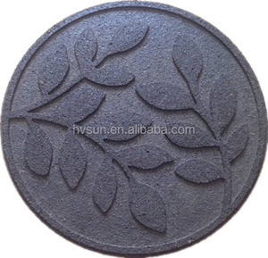 <strong>Stone</strong> imitation <strong>rubber</strong> garden <strong>step</strong> flooring HVSUN landscaping 100% <strong>rubber</strong> granules  colorful epdm - Product Image 3