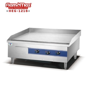 Griglie elettriche e piastre <span class=keywords><strong>professionali</strong></span> in acciaio inossidabile con piastra piana riscaldante in ghisa o piastra Grill - Product Image 2