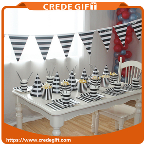 Children's birthday party paper Creative September crockery for kids birthday party supply set - Product Image 2