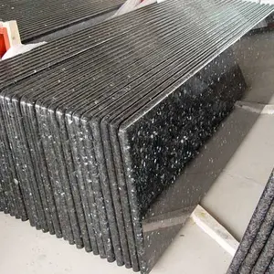 सस्ते काले ग्रेनाइट पत्थर पॉलिश प्राकृतिक ग्रेनाइट ब्लू रात में, पटिया Countertop के लिए %