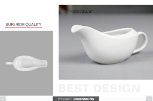 Chaozhou-fábrica de porcelana, barco, crema, salsa blanca, venta al por mayor - Product Image 5