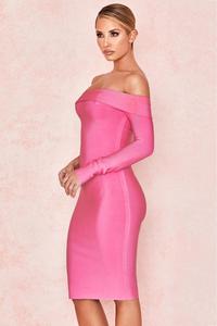 2023 nuovo arrivo solido vestito Sexy aderente elegante scava fuori fasciatura <span class=keywords><strong>Mini</strong></span> abiti donna abiti una spalla <span class=keywords><strong>viola</strong></span> Club Dress - Product Image 4