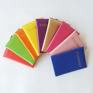 Wholesale high quality cheap pu leather passport holder cover