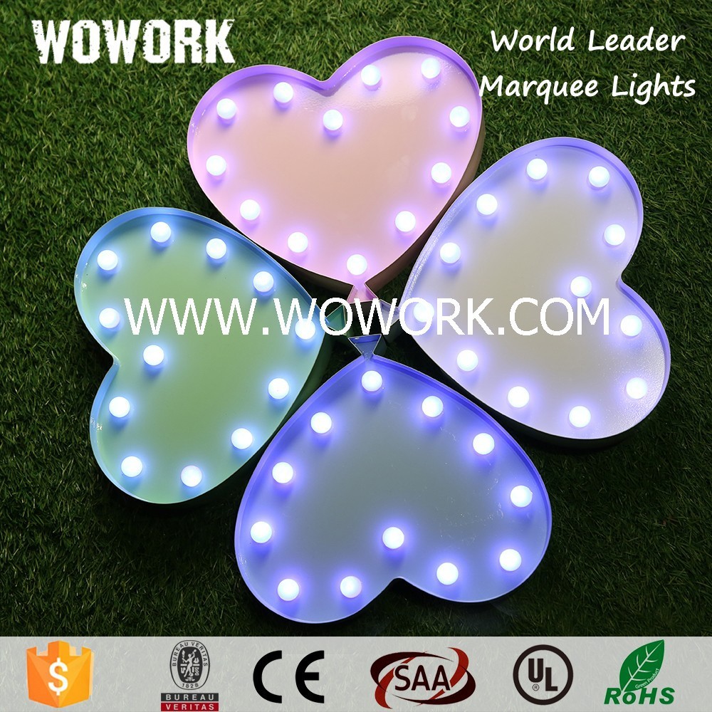 Accueil LED signe