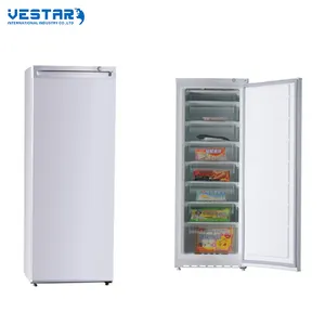 Bebida geladeira condensador fora do agregado familiar com punho e chave 170 L geladeira porta de vidro