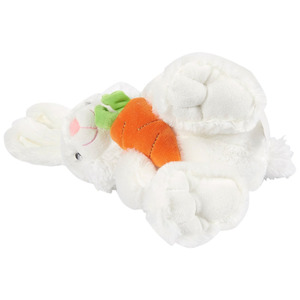 Peluche suave peluche lindo blanco Pascua conejito conejo para cestas para bebés - Product Image 4