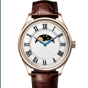 Moderno y elegante regalo de moda relojes de oro para las mejores marcas de fase lunar relojes para hombres y mujeres - Product Image 2