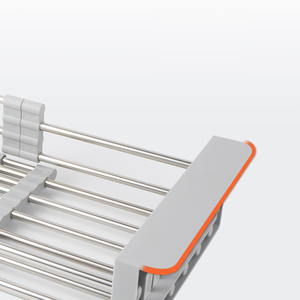 Scolapiatti Retrattile da Appendere al Lavello, Portaoggetti in Acciaio Inox per <span class=keywords><strong>Cucina</strong></span> - Product Image 4