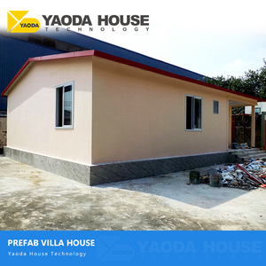 durable lujo bien diseñado de acero prefabricada bungalow casa estilo planos y dibujos proyectos prefabricados villa - Product Image 1